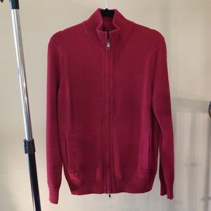 Banana Republic Knit Zip-Up Sweater
